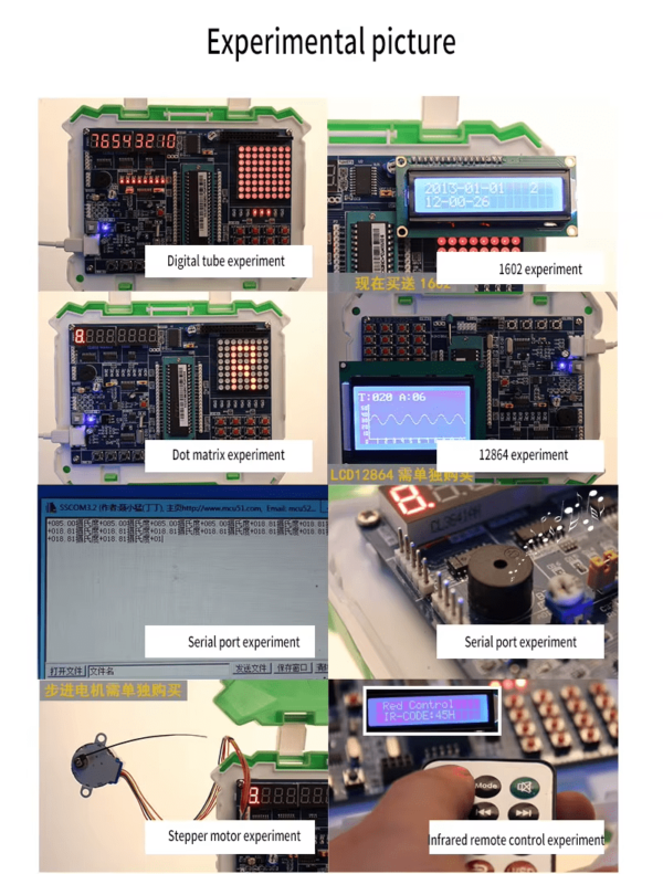 8051 Microcontroller System STC89C52 Development Board Kit Robotics - Image 5
