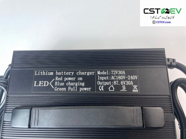 72V/30A 24S Lithium Iron Phosphate/Li Ion/Lead acid charger (87.6V) - Image 3