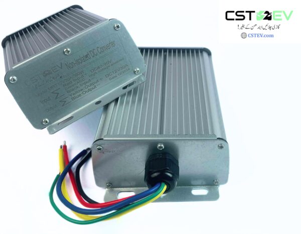 DC-DC converter 40-90V to 12V 30A with key switch wire DC to DC DC - Image 4