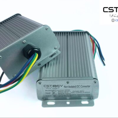DC-DC converter 40-90V to 12V 30A with key switch wire DC to DC DC