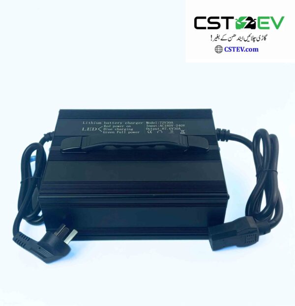 72V/30A 24S Lithium Iron Phosphate/Li Ion/Lead acid charger (87.6V)
